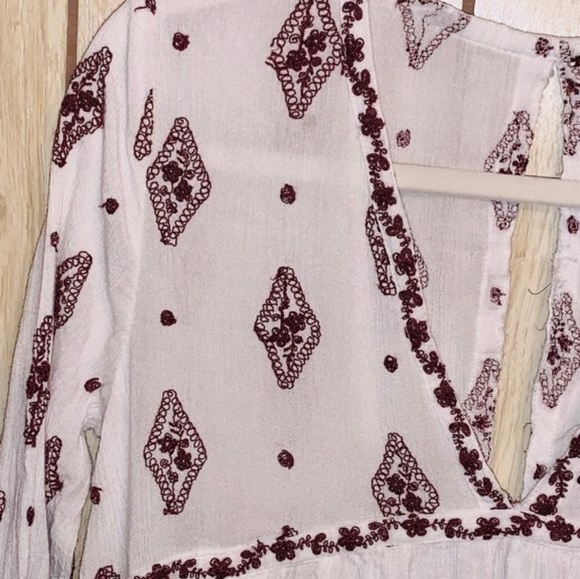 FREE PEOPLE white blouse XS - Picture 5 of 9